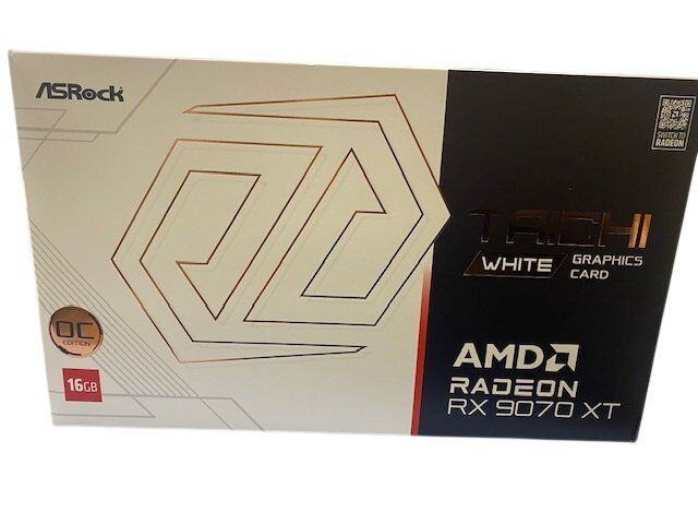 ASRock RX 9070 XT TCW 16GB 16GDDR6 HDMI/3xDP Graphics Card (90-GA5YZZ-00UANZ)