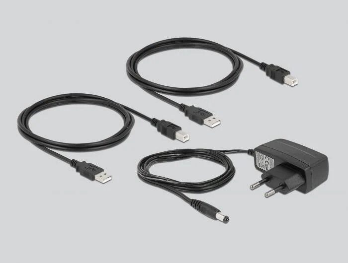 Delock USB 2.0 Switch (11492) - Share Peripherals Between Two Computers