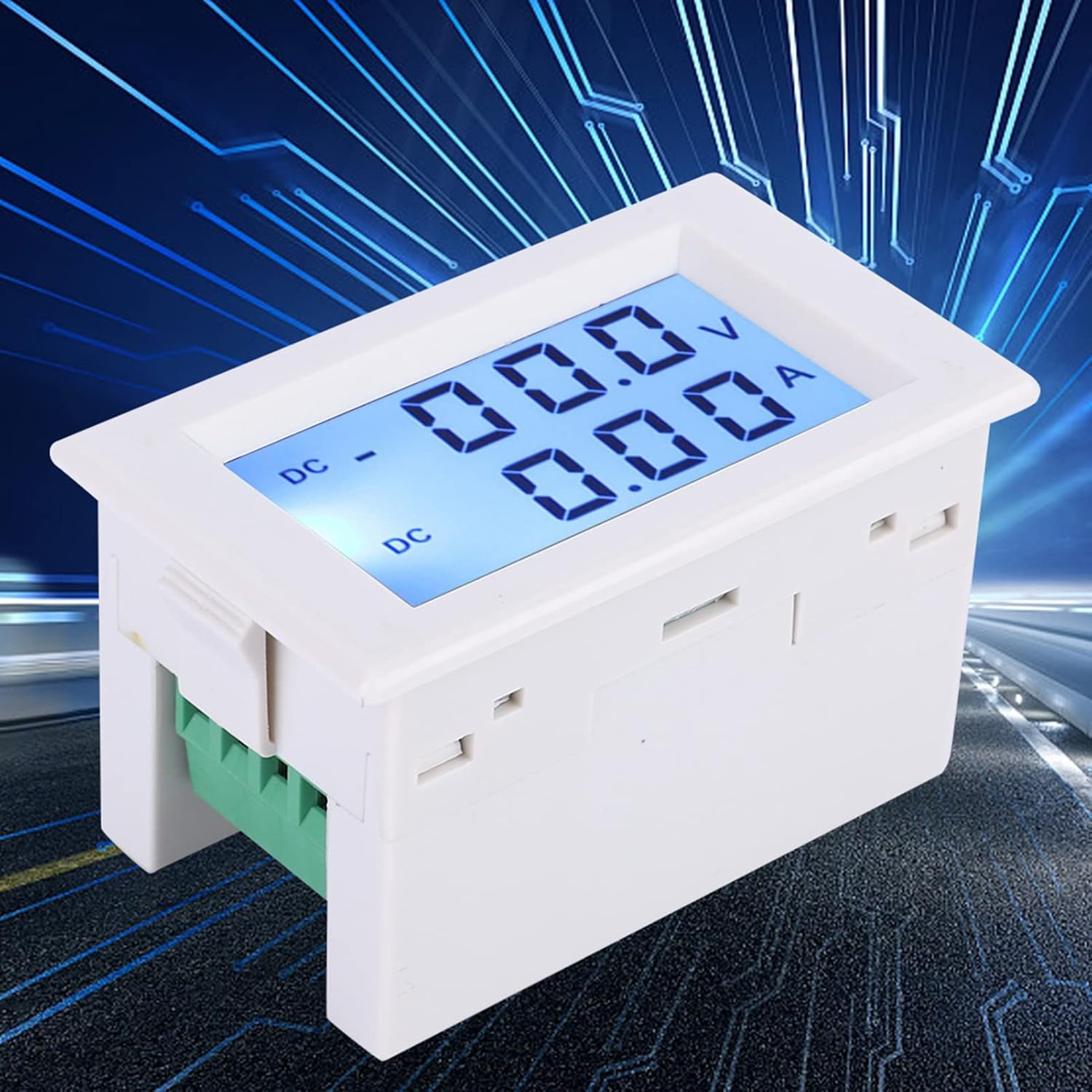 Subzonal Digital Voltmeter and Amperemeter, High Precision DC 0-199.9V, 0-10A for Charger, Inverter, Solar Energy, Wind Generator, LED Light Measurement