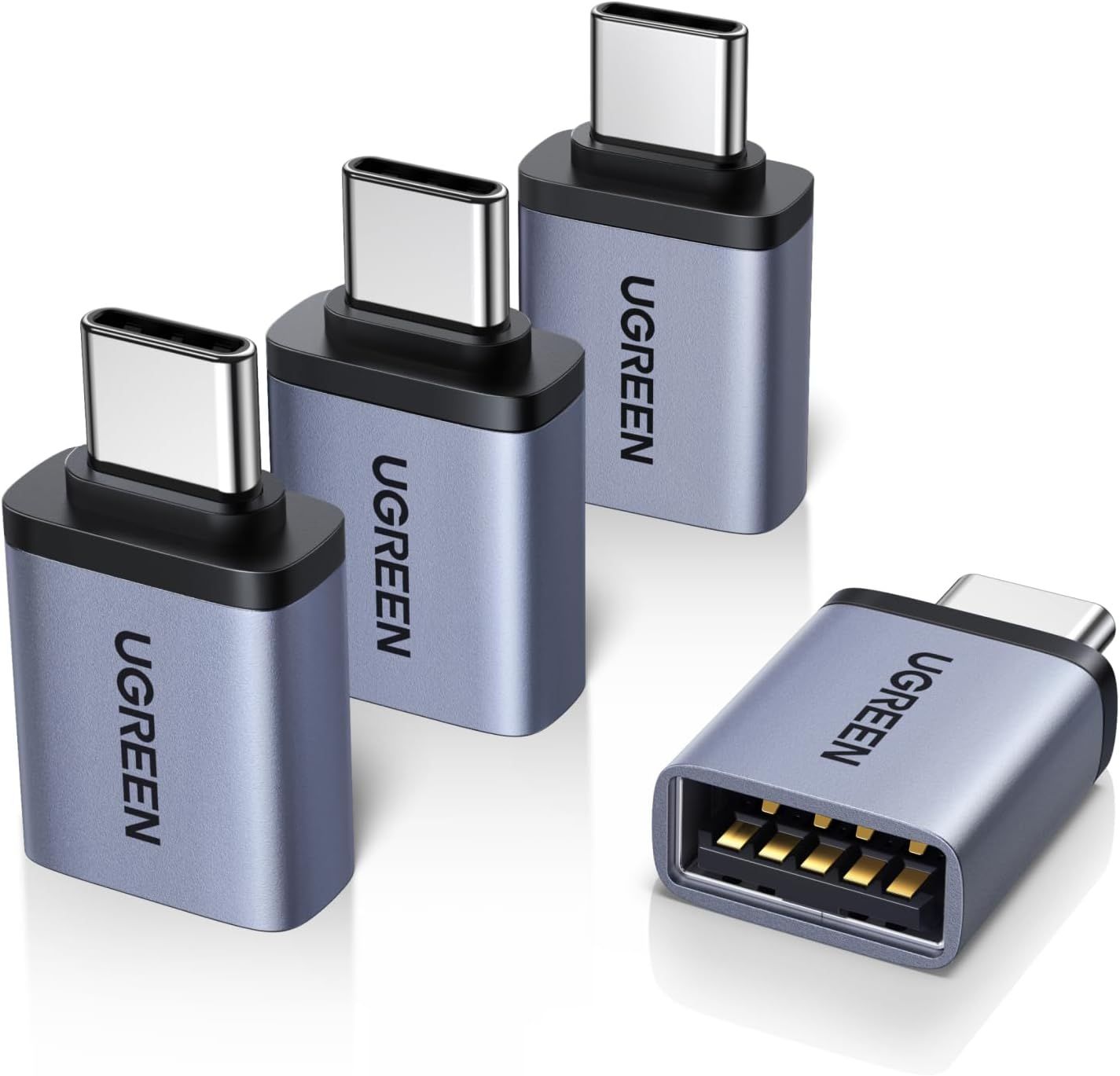 SUBZONAL USB-C to USB A Adapter 3.2 10Gbps OTG - Pack of 4