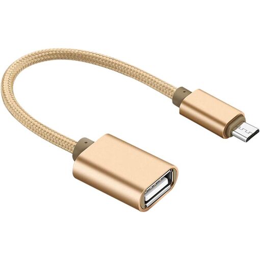 Subzonal USB OTG Adapter Cable - Micro Interface Data Cable for Mobile Phone and Tablet