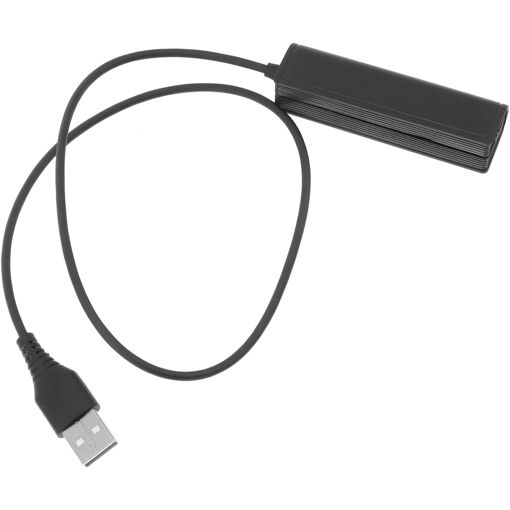Adaptador de cable telefónico USB a RJ9 para auriculares ligeros compatibles con computadora portátil y teléfono, conexión estable y portátil