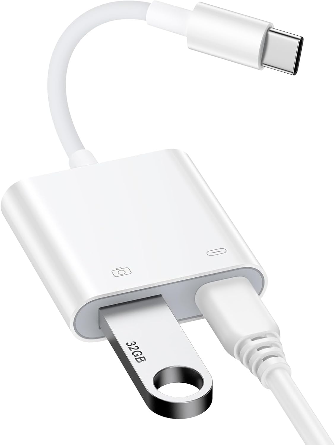Adaptador USB C a USB para iPhone 16 y Samsung