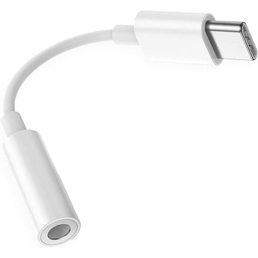 Adaptateur USB Type C vers Prise Jack 3,5 mm - Câble Audio TRRS OMPT pour Écouteurs