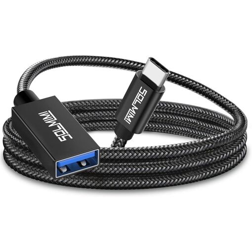 Adaptateur USB C vers A 3.0 - Câble de compatibilité universelle OTG Type C pour ordinateur portable, tablette et smartphone