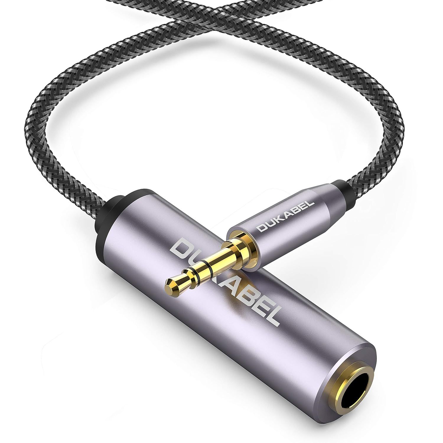 Adaptador de audio DuKabel 6,35 mm a 3,5 mm - Conector TRS estéreo