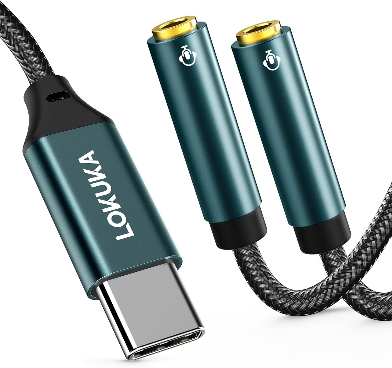 Adaptateur Lokuka USB-C vers Double TRRS