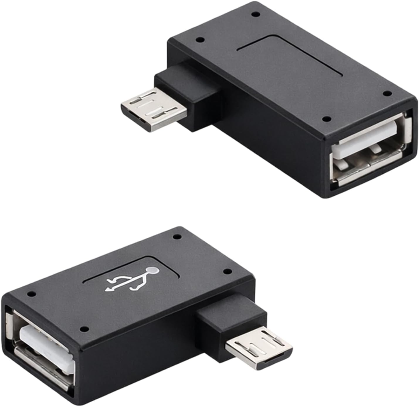 Adaptateurs micro USB Subzonal avec design angulaire (gauche et droite)