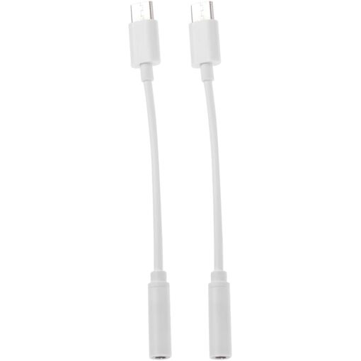 Adaptateur USB-C vers Prise Jack pour Casque - Lot de 2 Pièces
