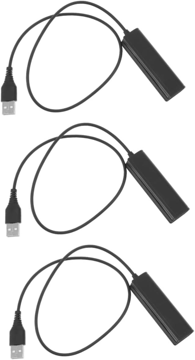 Subzonal 3-Piece USB Adapter Cable Female to USB for Headphone and Portable Connector Compatible with Laptop PC