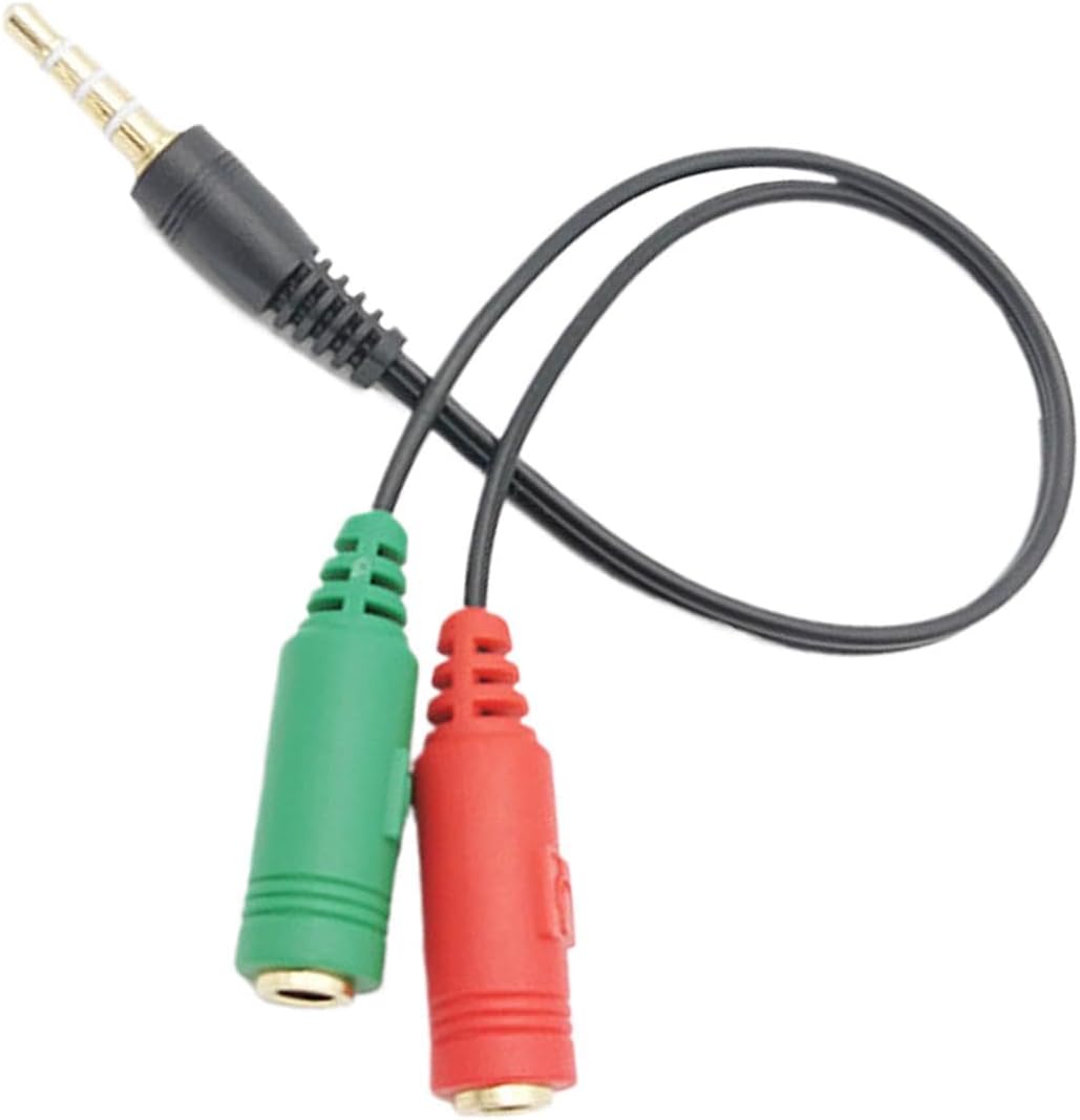 Subzonal Audio Splitter, 2 Female to 1 Male Headphone Adapter
