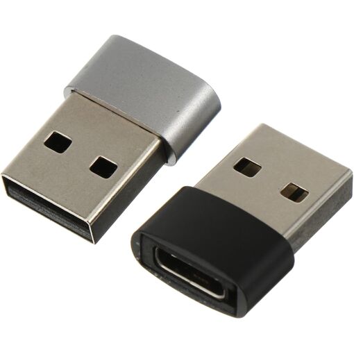 Adaptateur USB Type-C 2 pièces de Subzonal pour téléphone et ordinateur portable - Format compact