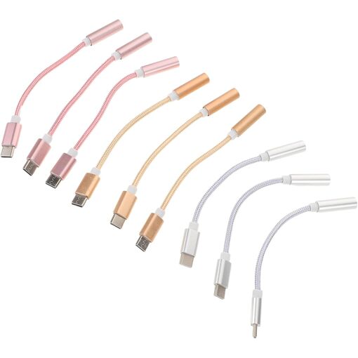 Conjunto adaptador USB-C a jack de 9 piezas Subzonal