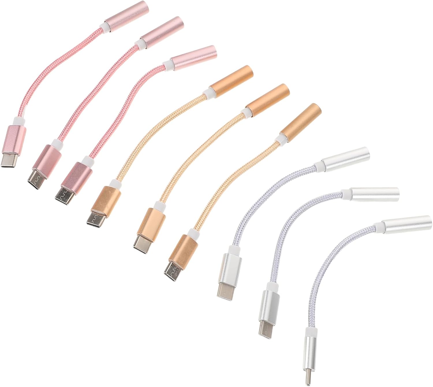 Subzonal 9-Piece USB-C to Jack Adapter Set