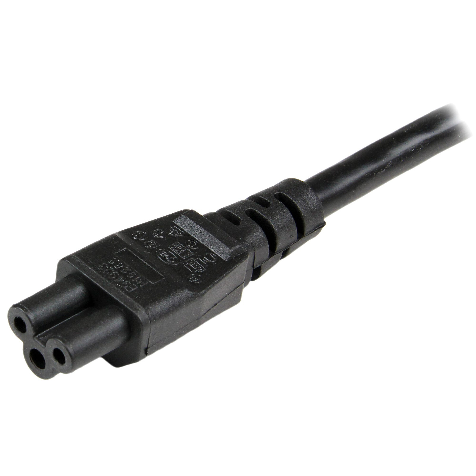 Startech.com 3-pole power cable black - 1 metre