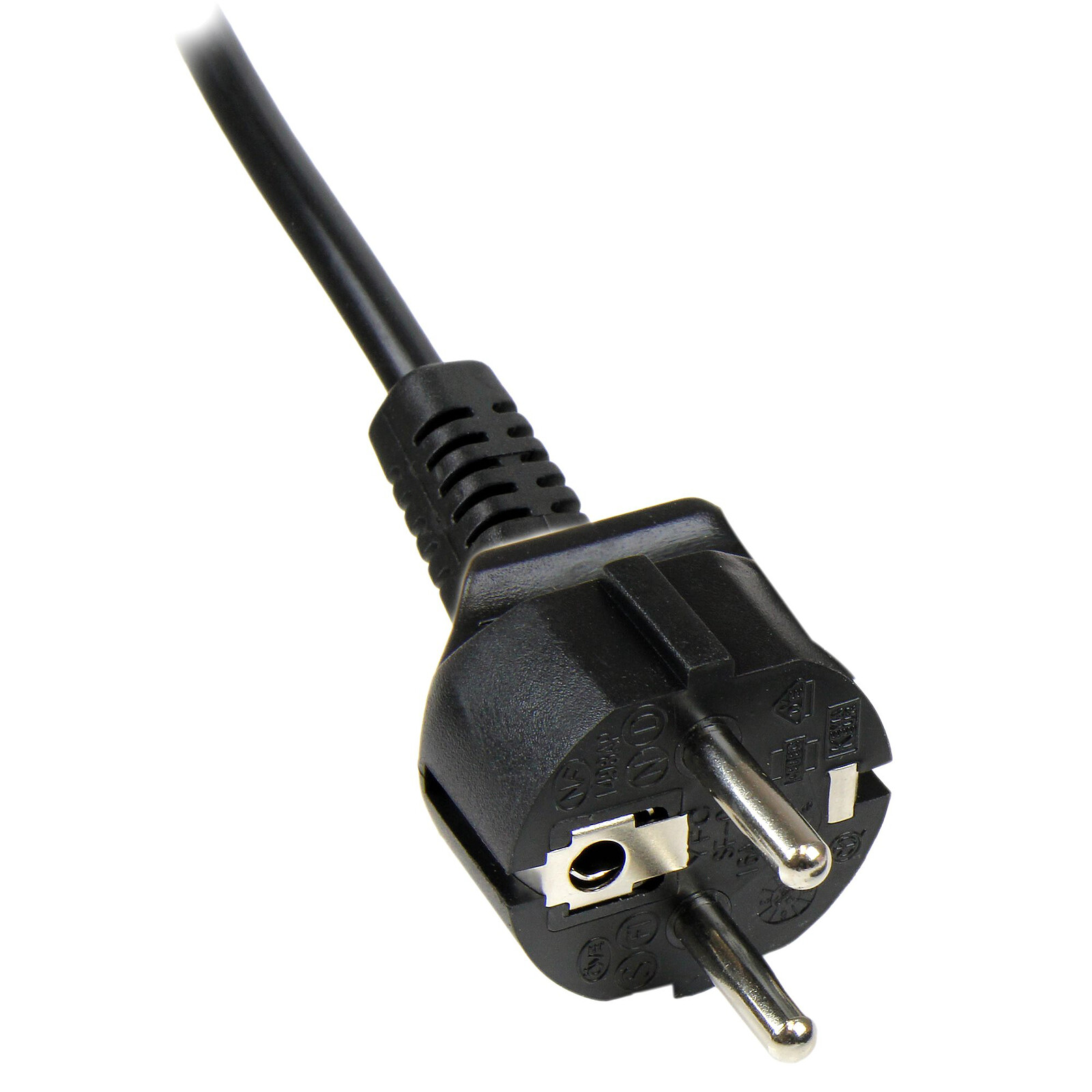 Startech.com 3-pole power cable black - 1 metre