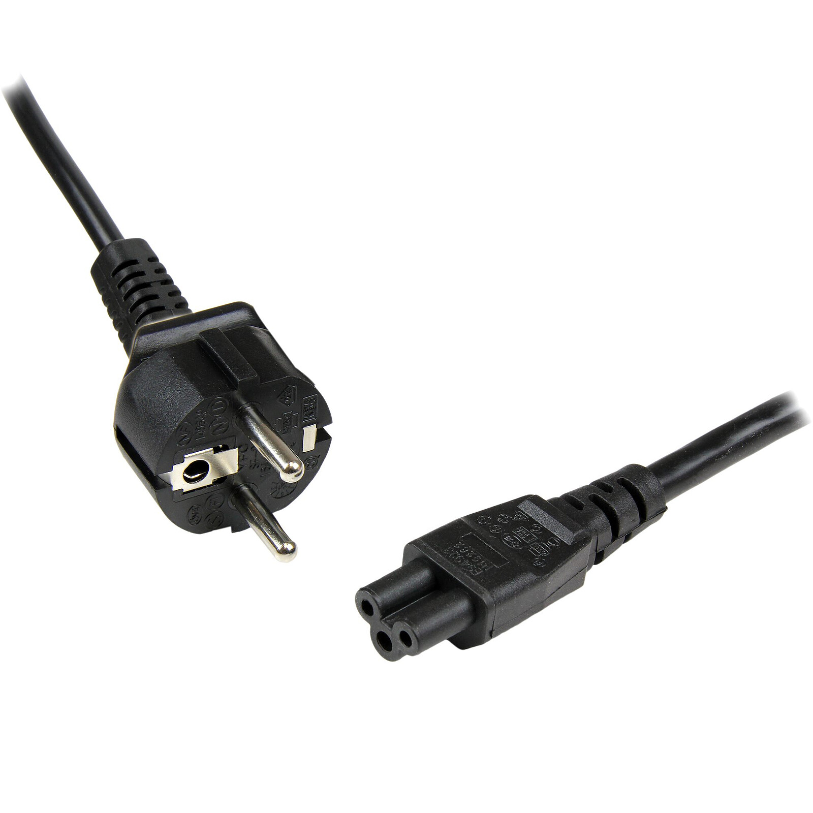 Startech.com 3-pole power cable black - 1 metre