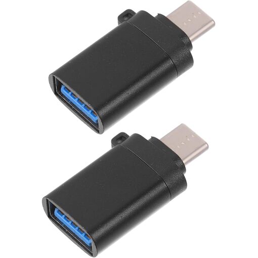 SUBZONAL 2-Piece USB-C to USB Data Adapter - Portable Charge Cable for Phone and Tablet