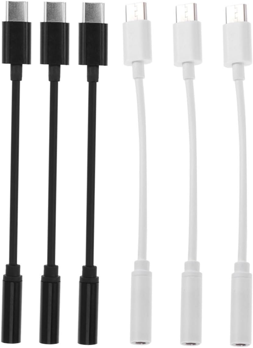 Adaptador USB-C a 3.5 mm para auriculares - Juego de 6