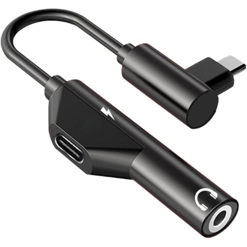 USB-C to 3.5mm Headphone Adapter - High-Fidelity Audio Chip