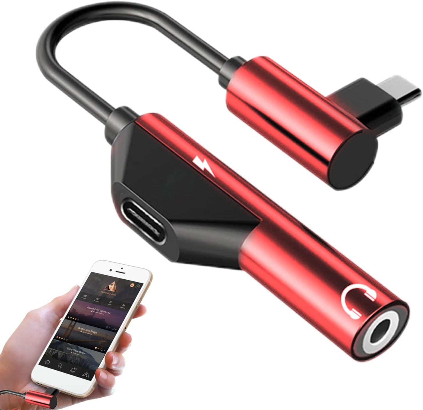 Adaptateur USB C vers prise casque 3,5 mm