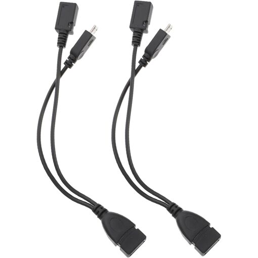 USB OTG Adapter - 2-in-1 Data Cable for Smartphone & Tablet