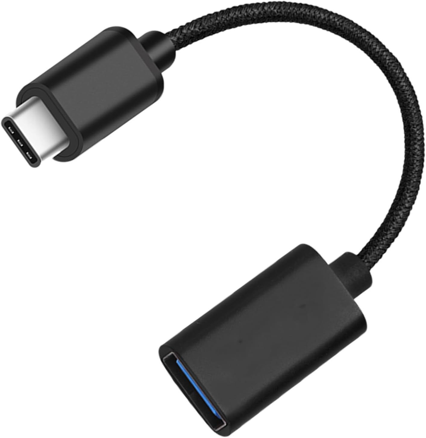 Subzonal USB-C OTG Adapter for Tablet and Smartphone, Quick Installation, Black Aluminum Alloy