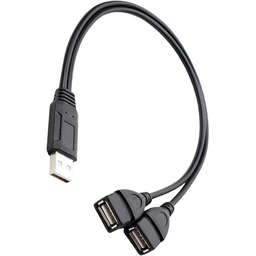 Adaptateur câble de charge USB 2.0 2 en 1
