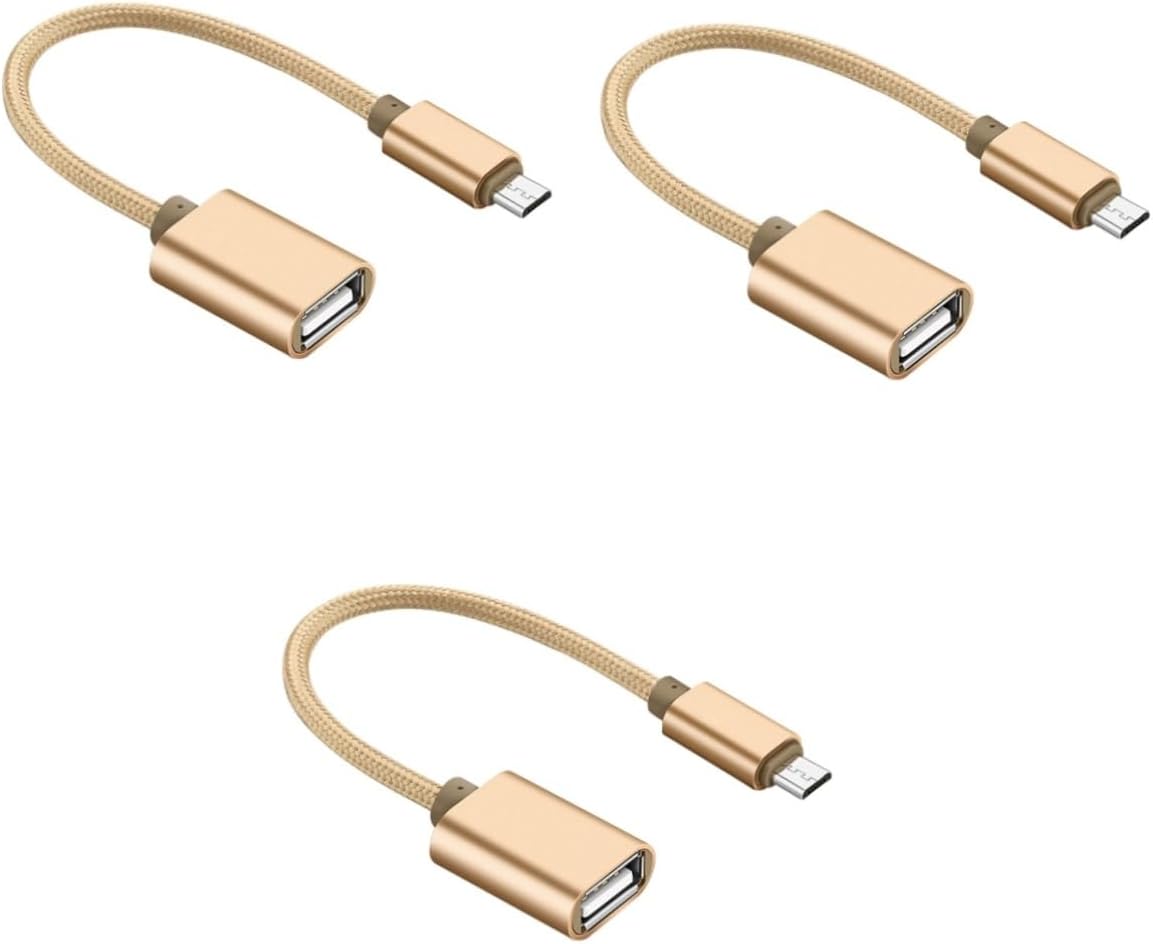 Adaptador de cable OTG Subzonal 3 piezas para teléfonos inteligentes y tabletas