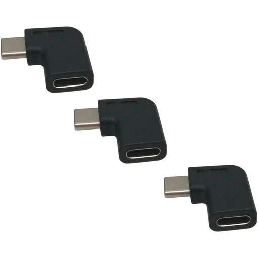 Adaptateur USB-C 3 en 1 - Masculin vers Féminin pour Ordinateurs Portables, Tablettes et Téléphones Mobiles