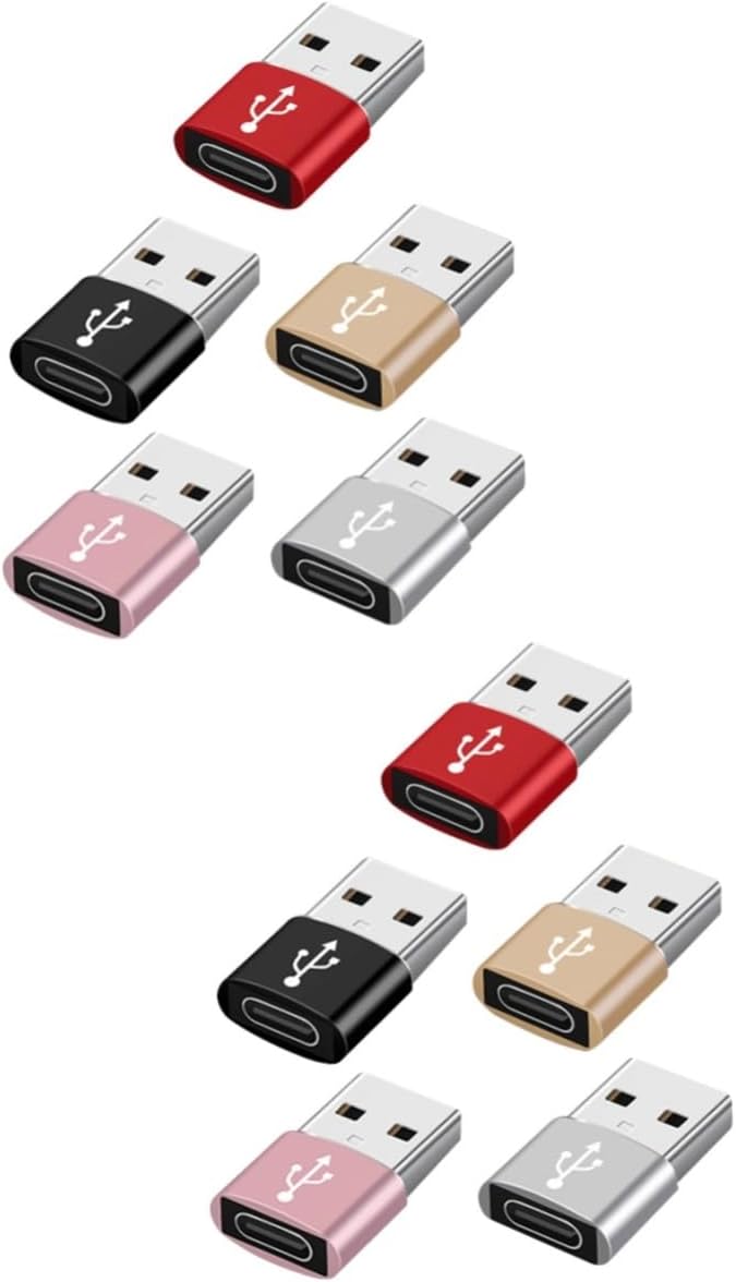 Adaptateur USB-C vers USB (10 pièces) pour Téléphone et Ordinateur Portable