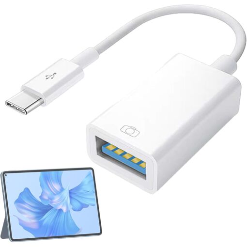 Adaptador USB Subzonal, cable OTG con lector de tarjeta para computadora, adaptador portátil con transferencia rápida de datos y función Plug and Play, compatible con teclado, unidad USB