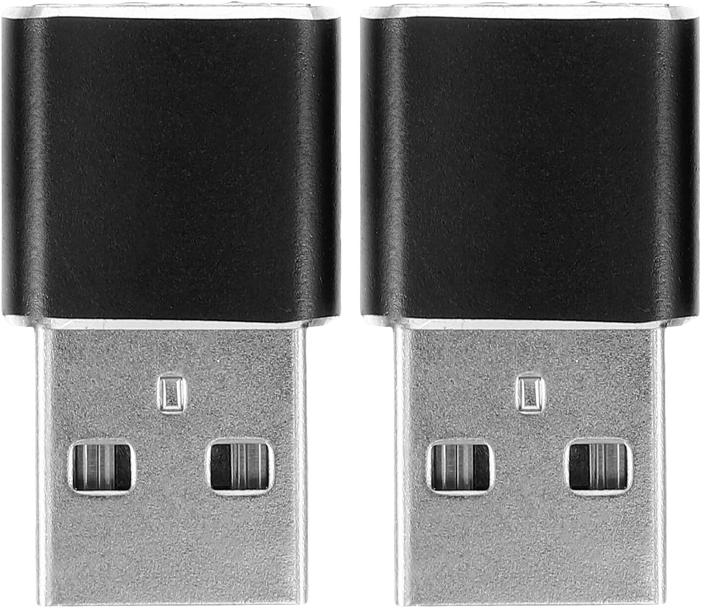 Subzonal 2-Piece USB to USB-C Adapter Set for Phone, Tablet, Laptop - Compact Travel Charger