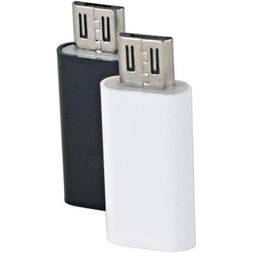 Adaptateur USB Type-C vers USB - Ensemble pour Téléphones, Tablettes et Ordinateurs Portables - Blanc