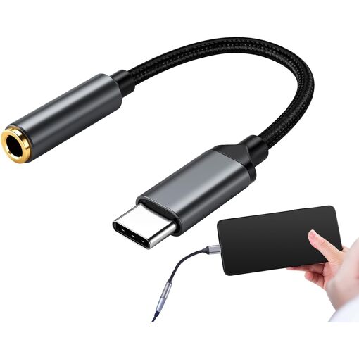 USB C to 3.5mm Audio Adapter