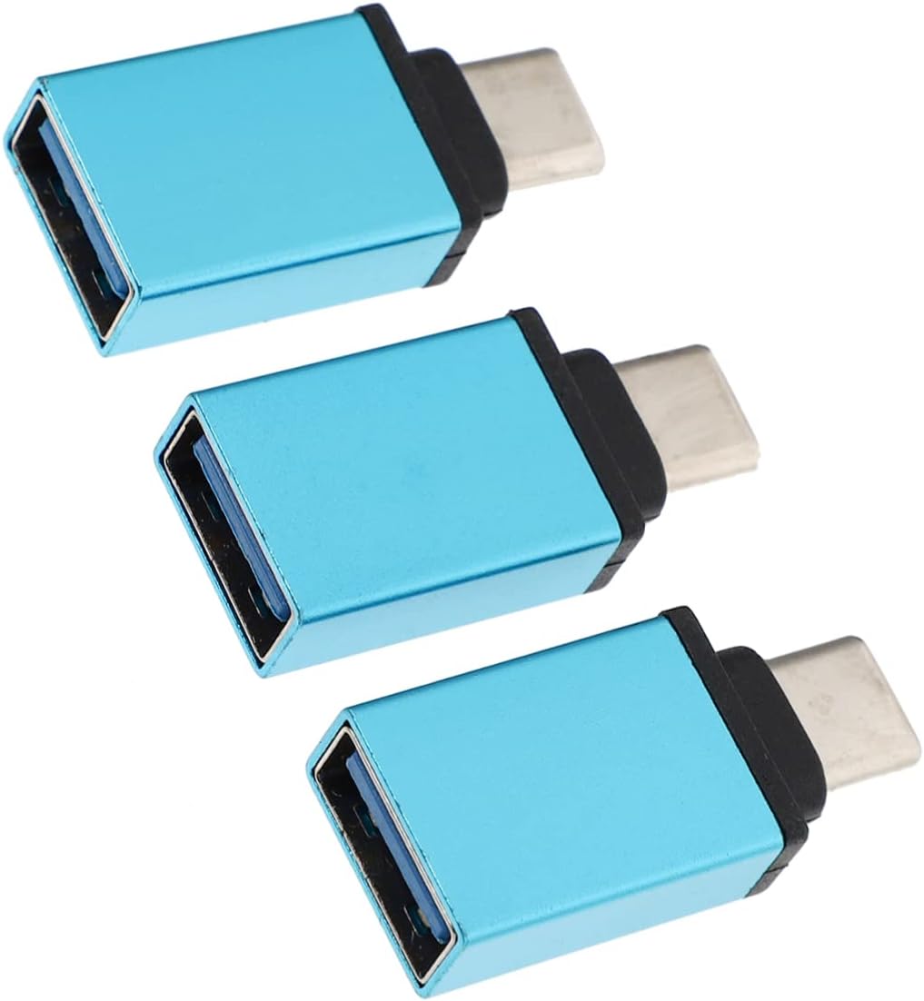 USB to Type-C Adapter Set for Phone and Laptop - 3 Pieces