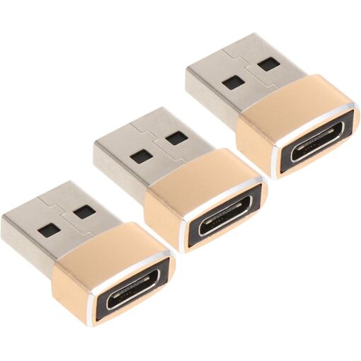 Lot de 3 adaptateurs SUBZONAL USB vers Type-C pour le transfert de données et la charge du téléphone
