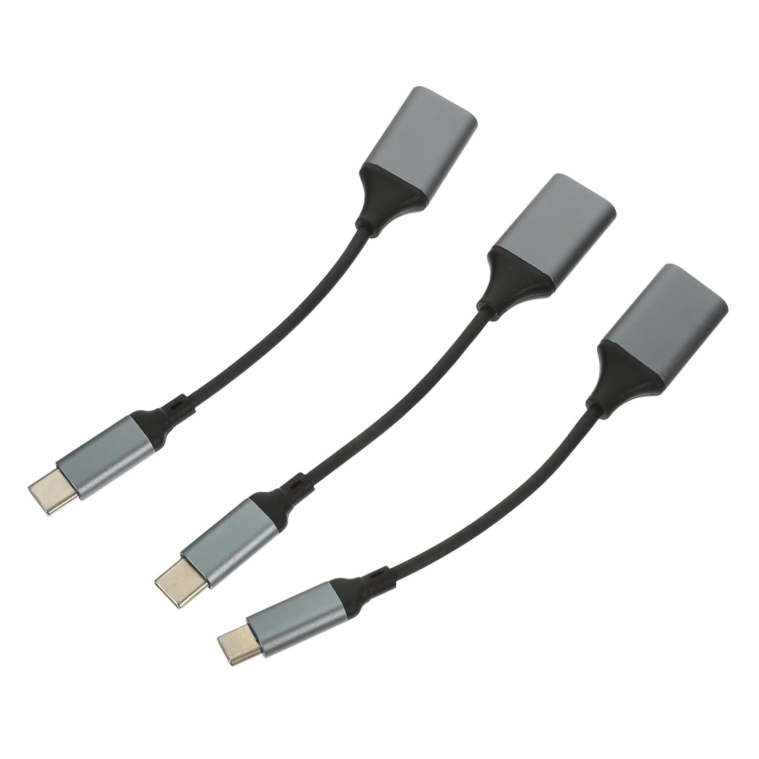 Subzonal 3-Piece USB-C to USB Female Adapter Set - Reversible Connector for Up to 5Gbps Data Transfer