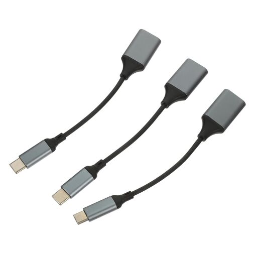 Subzonal 3-Piece USB-C to USB Female Adapter Set - Reversible Connector for Up to 5Gbps Data Transfer
