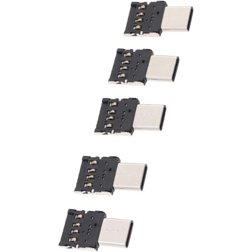 Adaptateur USB Type-C vers USB en lot de 5 pièces