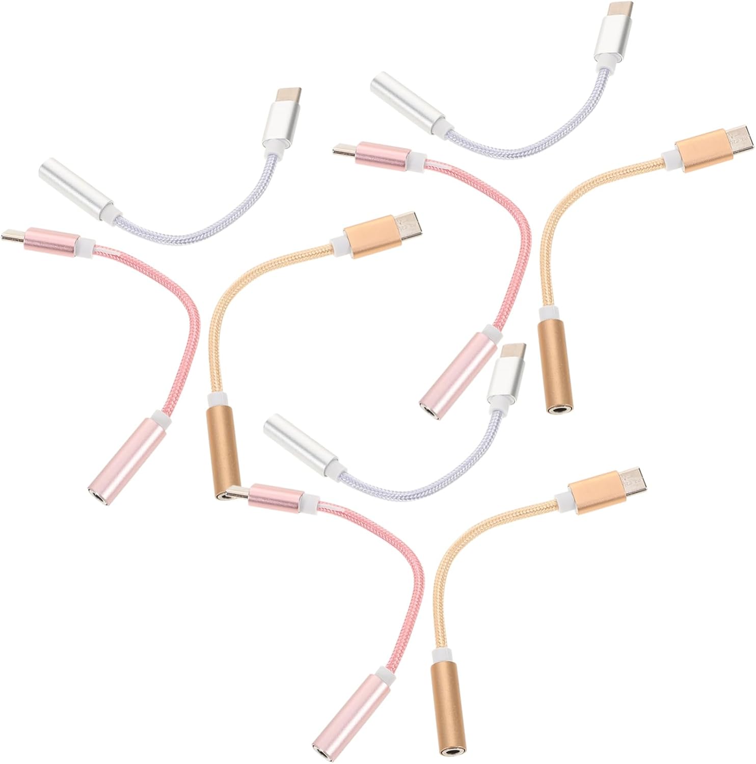 Cable de audio Subzonal 9 piezas - Adaptador Jack USB-C a para teléfonos inteligentes, tabletas y computadoras portátiles