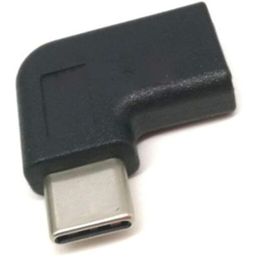 Adaptateur USB C Subzonal 3 pièces - Connecteur angulaire mâle à femelle de 90 degrés pour ordinateur portable, tablette et téléphone mobile