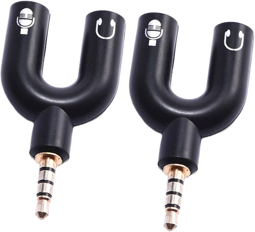 Adaptador de cable divisor de audio - Macho a Doble Femenino