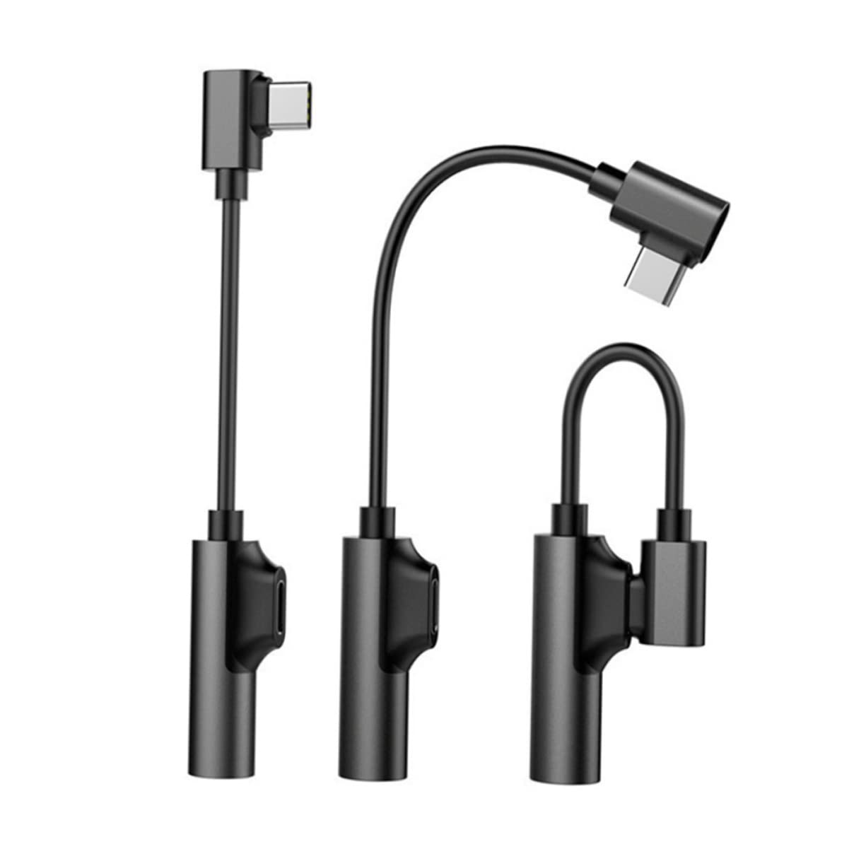 Subzonal Type-C to 3.5mm Audio Adapter for Smartphones and Headphones, Black, Compact