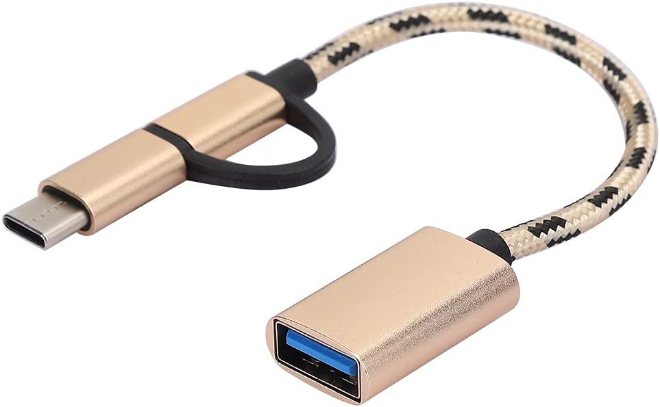 USB-C to USB 3.0 Adapter Cable, 2-in-1 OTG, 2 Pack