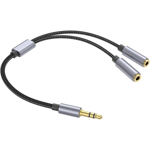 Audio Splitter - 3.5mm Y Cable Adapter for Headphones