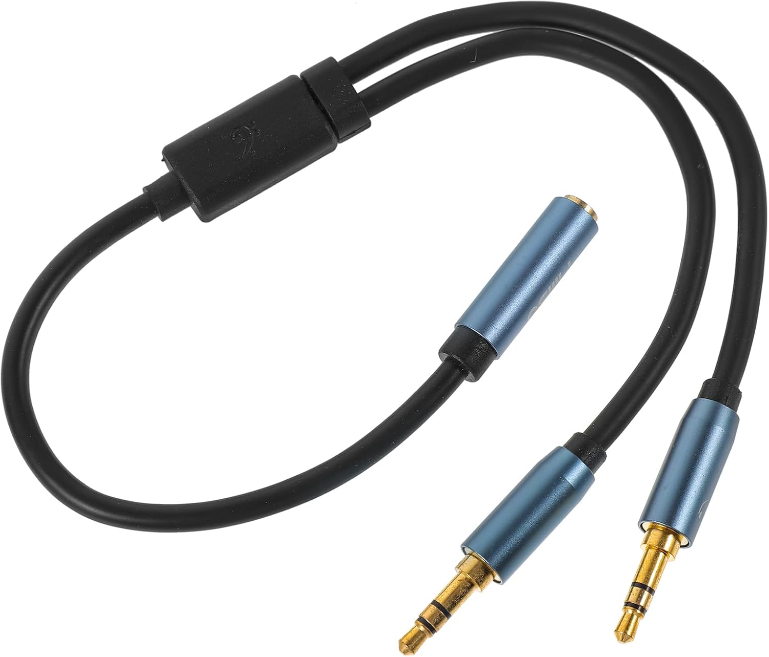Subzonal Audio Splitter Adapter Cable for Headphones and Microphone