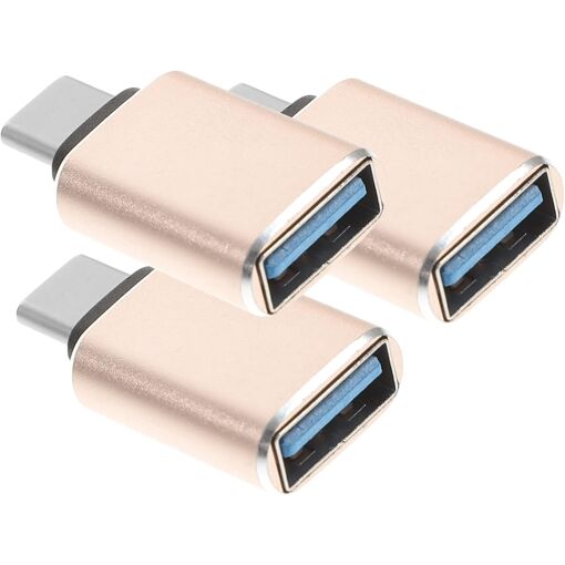 USB Type-C Adapter - 3-Piece Set for Charging and Data Transfer