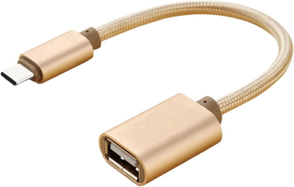 Subzonal Type-C to USB Adapter with Cable for Cameras and Devices Compatible with Smartphones and Laptops
