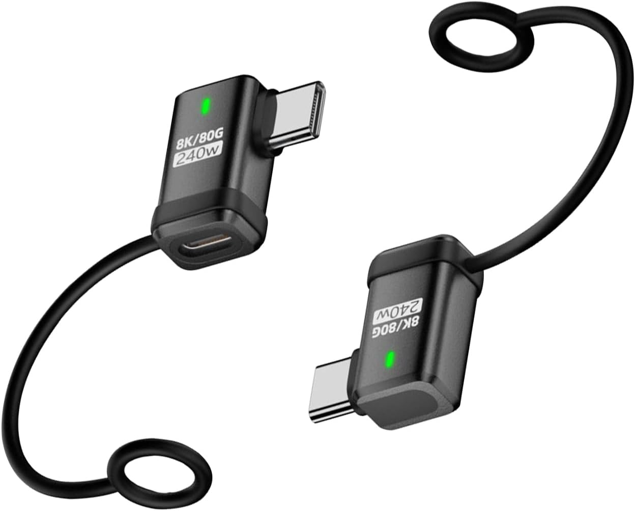 Subzonal Type-C USB Adapter, Portable Cable with Anti-Drop Cord, for Laptop Tablet Desktop Home Office